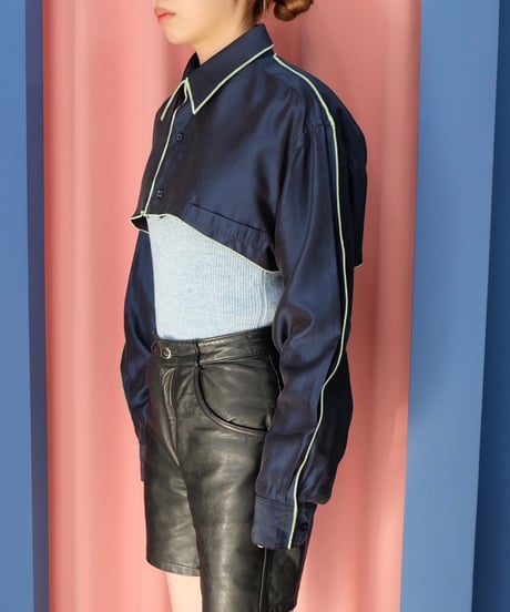 Remake   Line Short Shirt