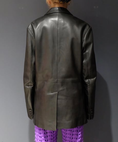 Vintage   Leather Tailored Jacket 1