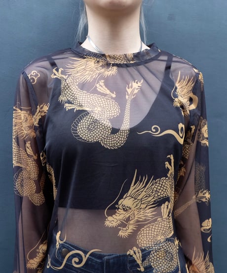 Vintage   See-through Tops
