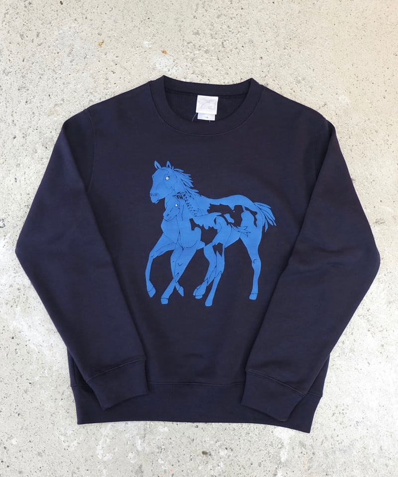 Labyrins Dont Cry Horse Sweat Navy | Shury