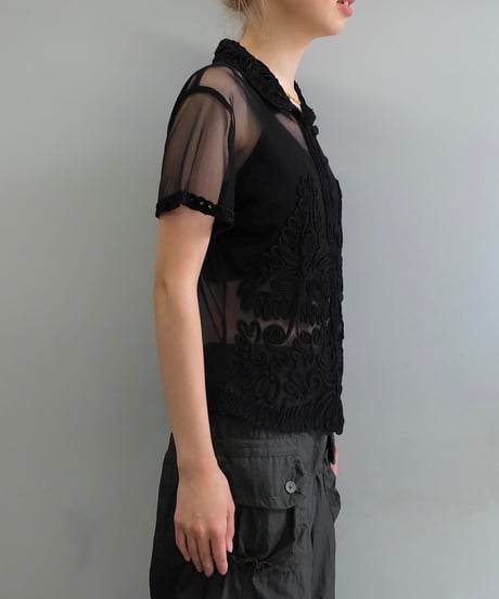 Vintage   See-through Shirt