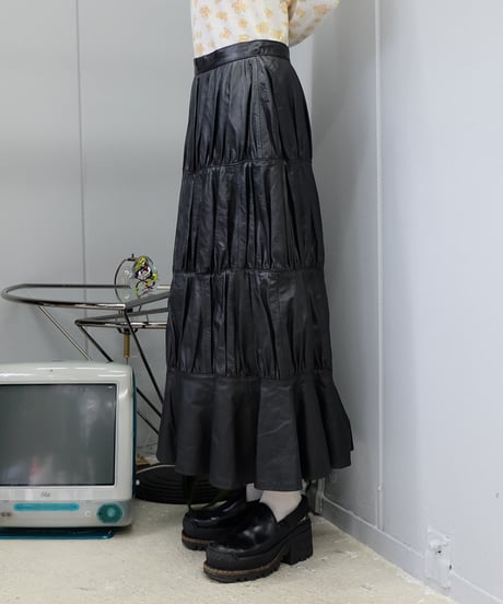 Vintage   Leather Skirt