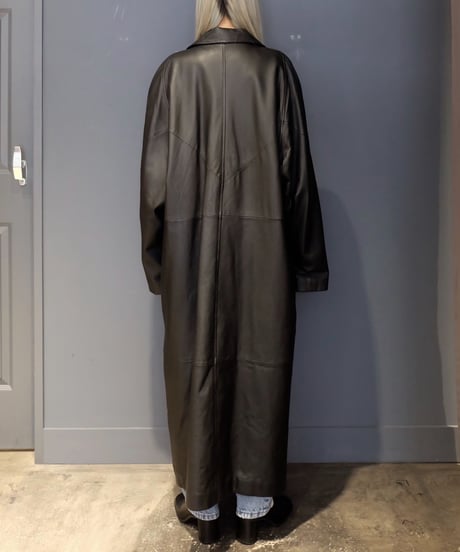 Vintage   Leather Long Coat