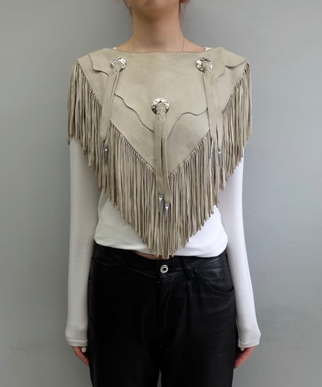 Vintage   Suède Cape