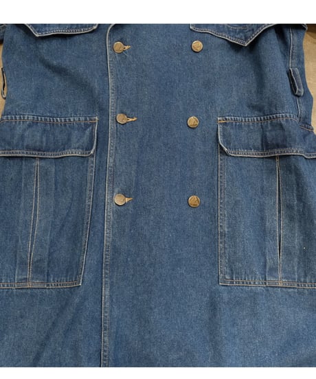 Vintage   Denim Trench Coat