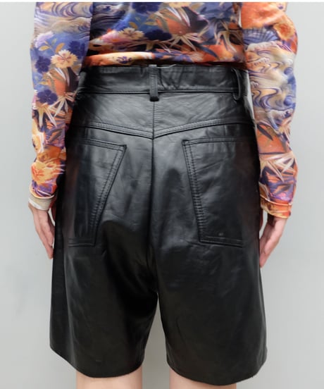 Vintage   Leather Short pants