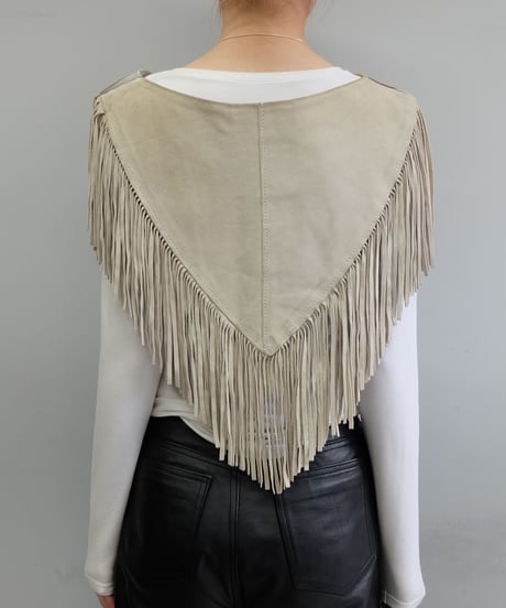 Vintage   Suède Cape