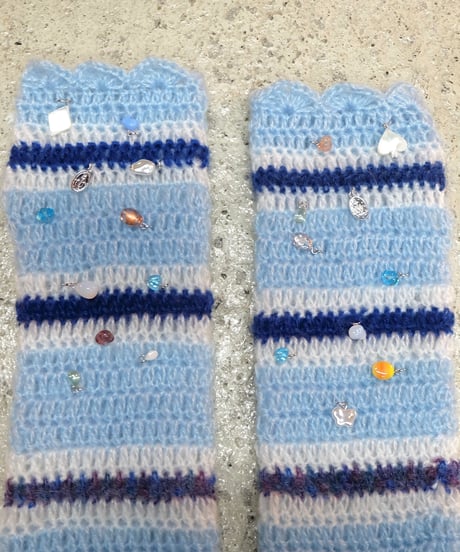 Labyrins Mohair Knit Glove 8