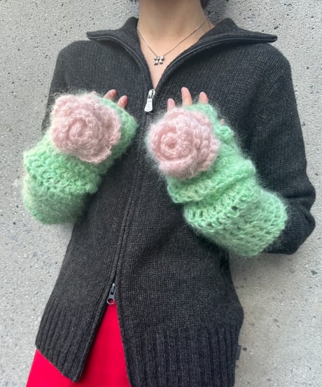 Labyrins   Mohair Armwarmer 1