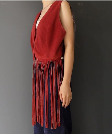 Vintage   Fringe Vest