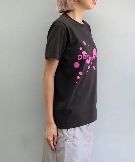 Labyrins   Dot  Tshirt   Charcoal