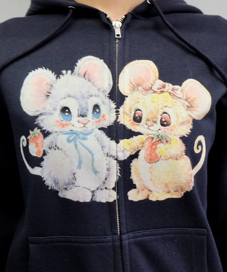 Labyrins x Sugascoop Squeak2 Hoodie Nvy
