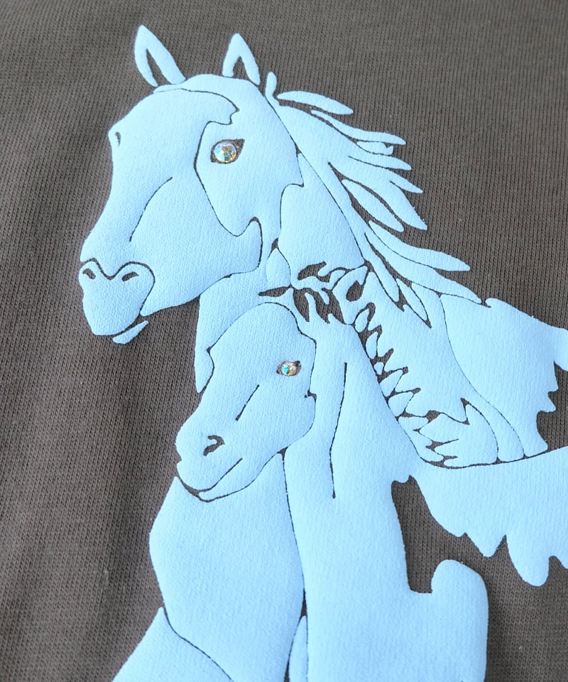 ささん専用Labyrins Shury Dont Cry Horse Labyrins Dont Cry Horse Tshirt Brown | Shury