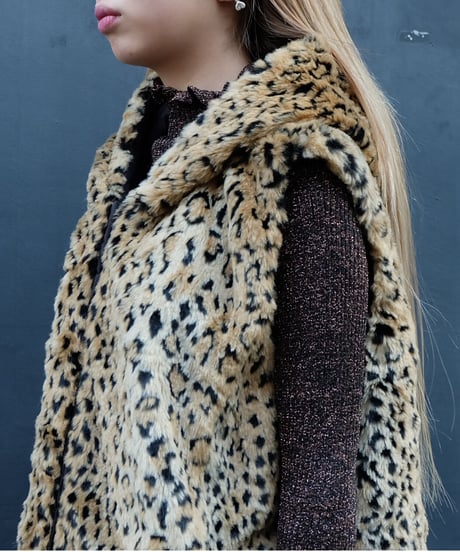 Vintage   Leopard Vest