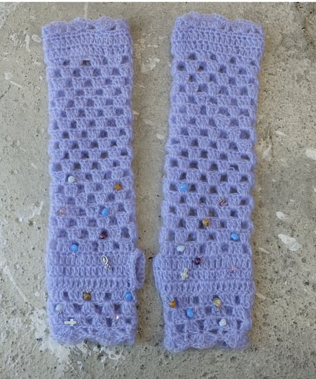 Labyrins Mohair Knit Glove