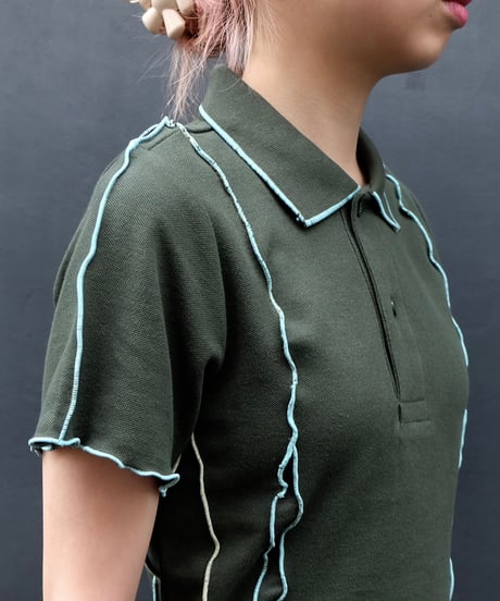 Frill line Polo shirt