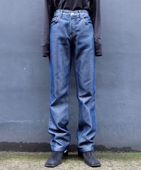 Vintage   Shiny Denim Pants