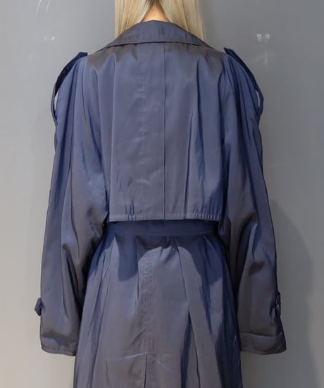 Vintage   Shiny Trench Coat