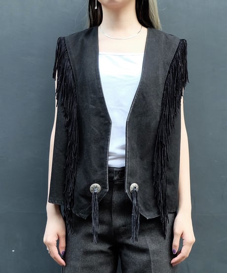 Vintage   Fringe Vest