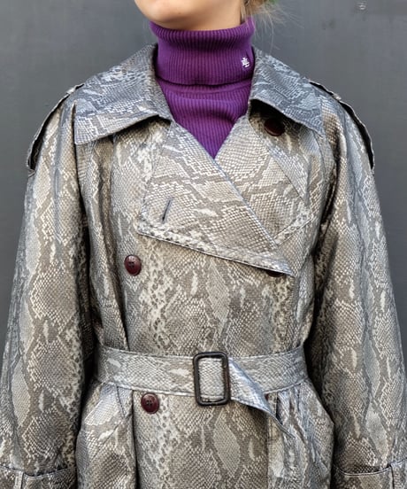 Vintage   Python Trench Coat