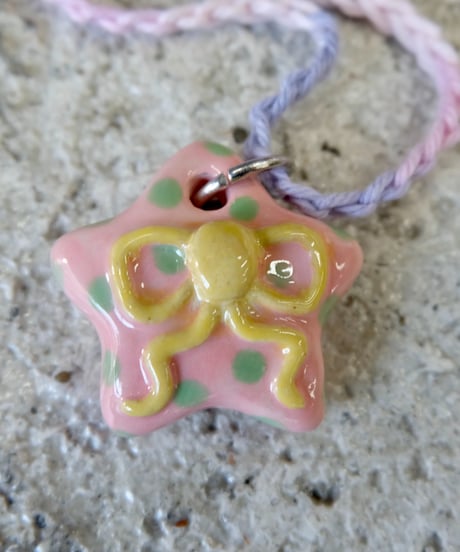 Labyrins x Sugascoop Ceramic necklace 14