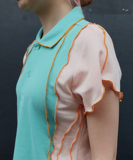 Frill line Poloshirt