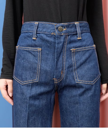 Vintage   Denim Wide Pants 2