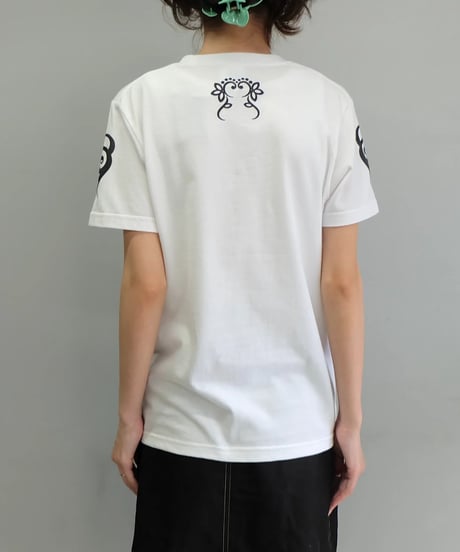Labyrins Tribal Tattoo Tshirt White/Black