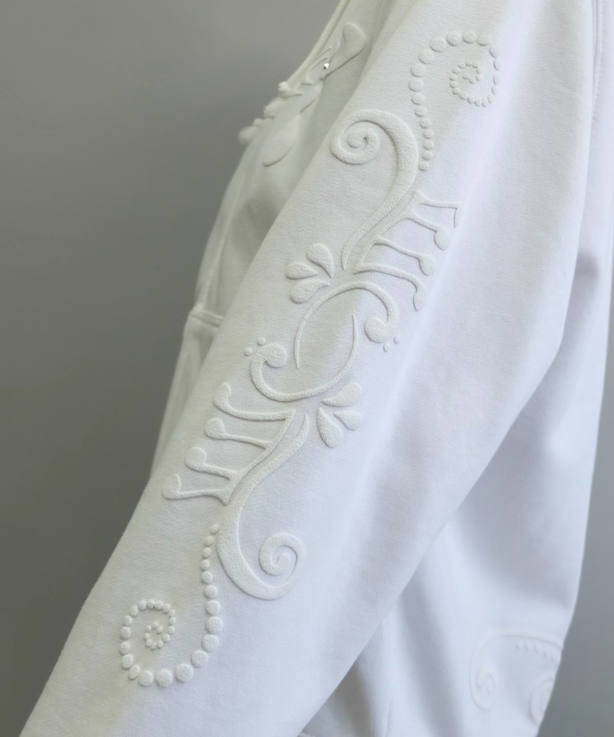 Labyrins Botanical Hoodie White | Shury