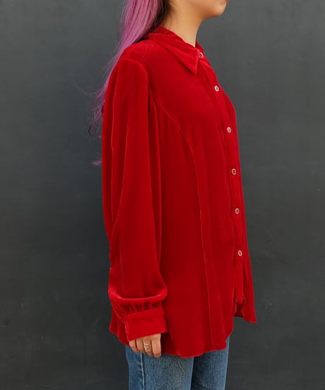 Vintage   Velours Shirt