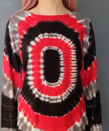 Vintage   Tie-dye Long T-shirt