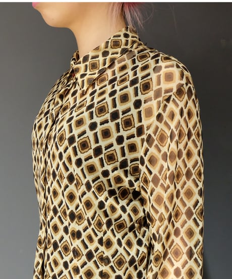 Vintage   See-through Shirt