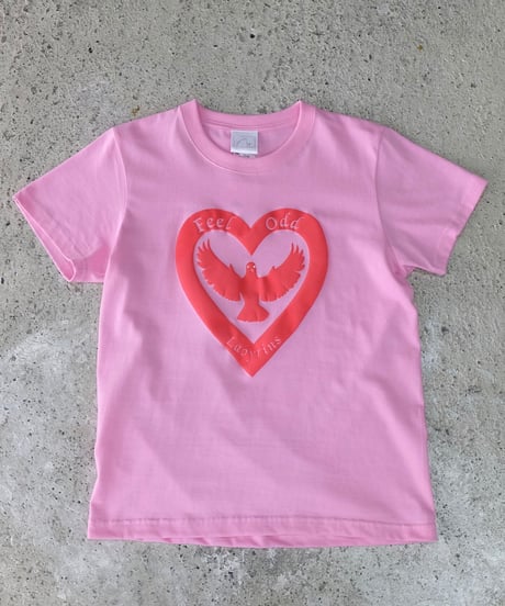 Labyrins   Hart Tshirt  Pink