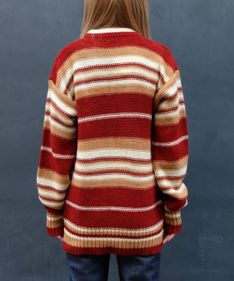 Vintage  Border Knit