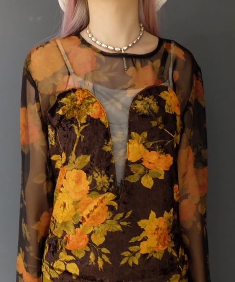 Vintage   See-through Tops