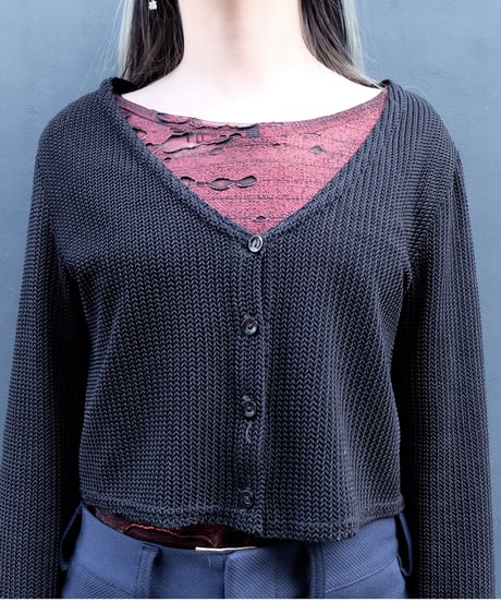 Vintage   Short Cardigan
