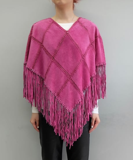 Vintage   SuèdePoncho