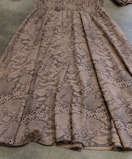 Vintage   Python Pleats Onepice