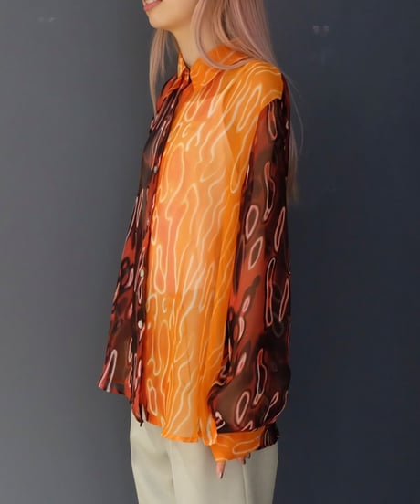 Vintage   See-through Shirt