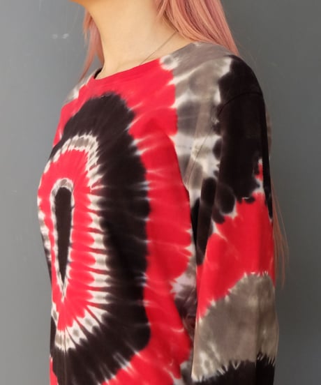 Vintage   Tie-dye Long T-shirt