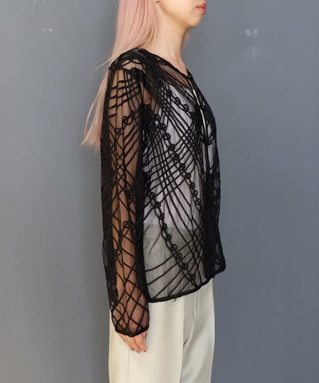 Vintage   See-through Tops