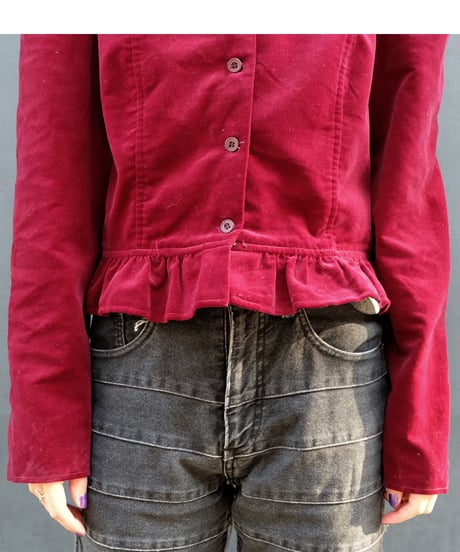 Vintage   Velours Shirt