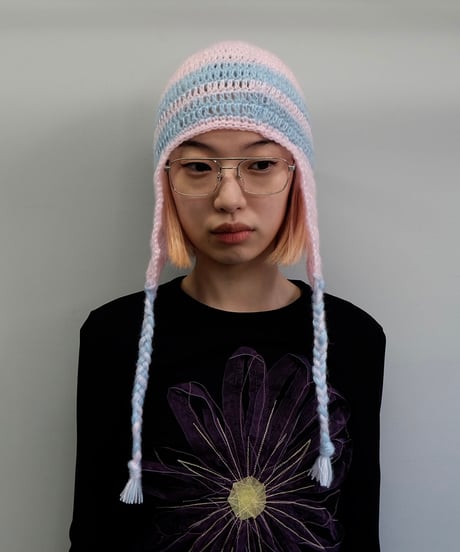 Labyrins   Knit Ear Flap Hat 4