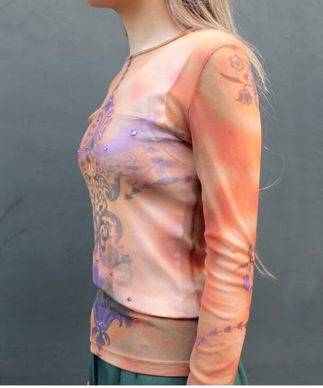 Vintage   See-through Tops