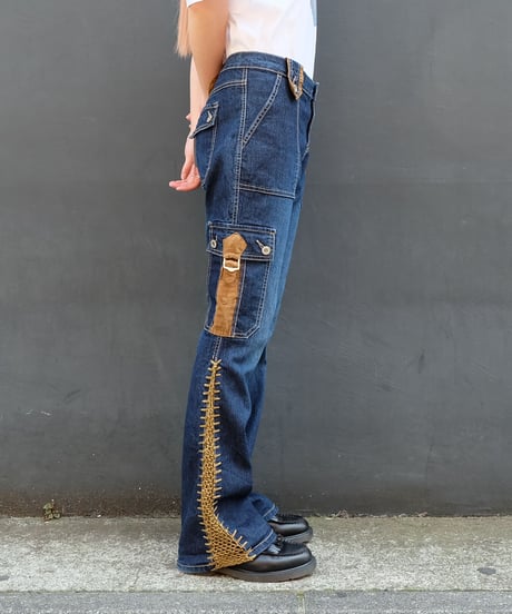Vintage   Denim Frea pants