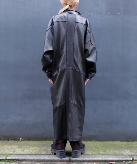 Vintage   Leather Long Coat