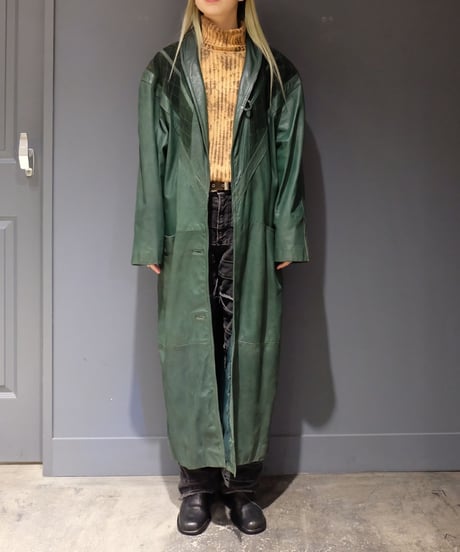 Vintage   Leather Long Coat