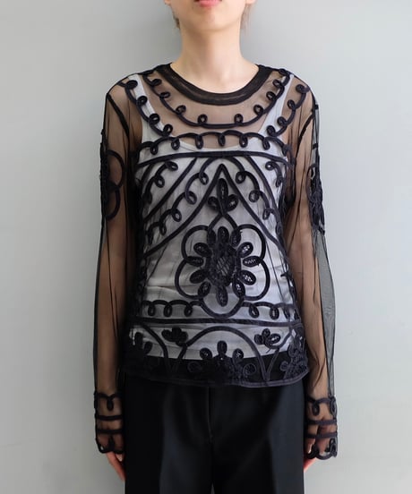 Vintage   See-through Tops