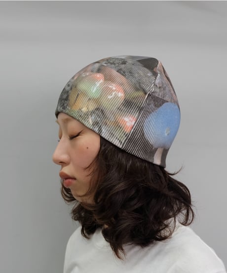 Labyrins   Picture Beanie キノコ