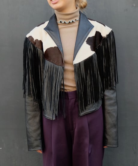Vintage  Design Leather Jacket